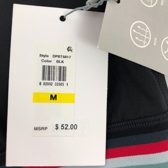 Dkny Womens Sports Bra Black Medium With Stripe - Picture 4 of 5